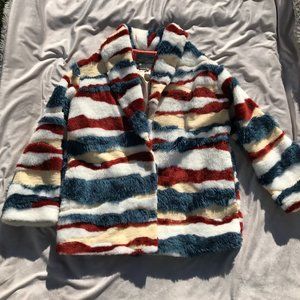 Anthropologie Faux Fur Coat- NWT